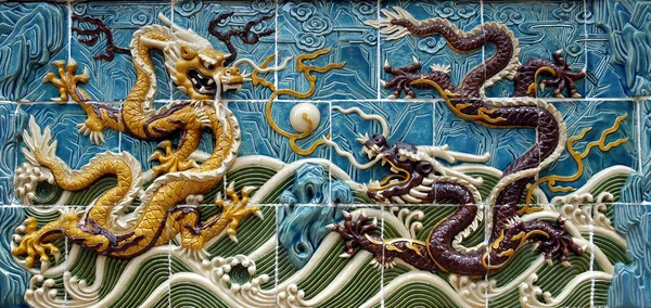 Стена дракона — стоковое фото