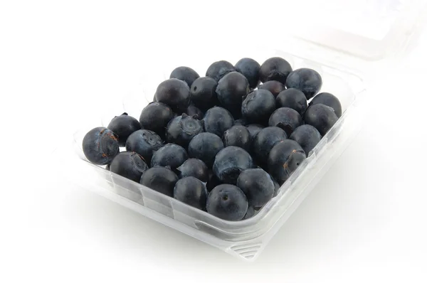 Blueberries in box — Stock Photo, Image