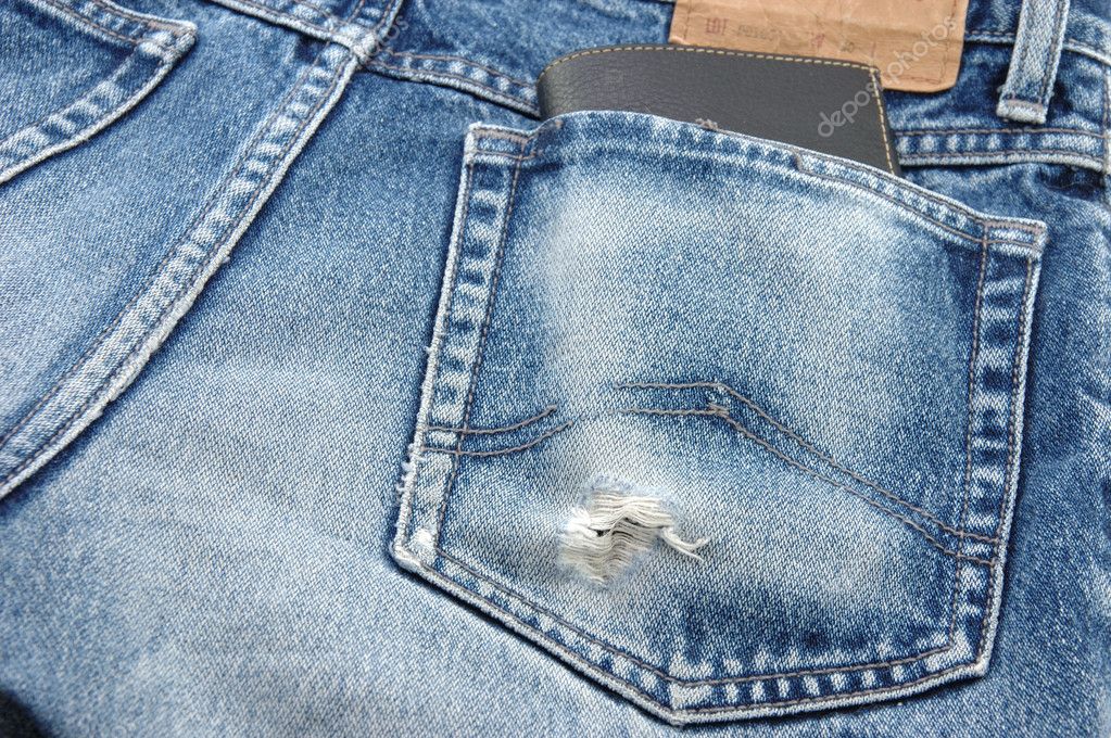 Wallet in jean pocket — Stock Photo © bedobedo #6724892