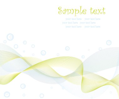 Cool wavy abstract background clipart