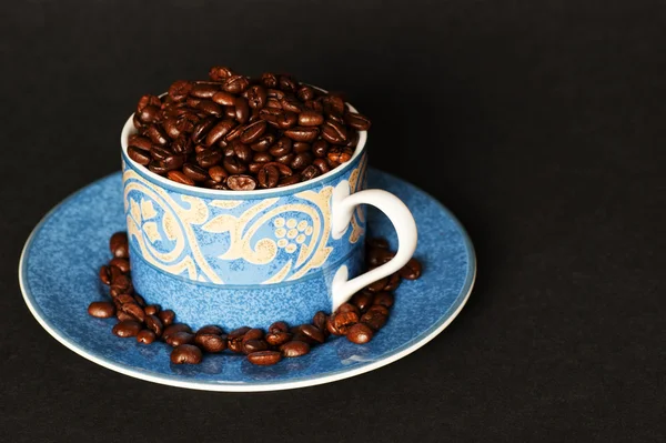 A Blue Cup and Saucer — Stock Photo, Image