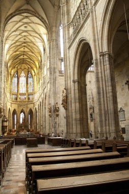 Ana nefin ve st. vitus Katedrali