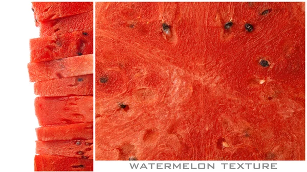 Textura da melancia — Fotografia de Stock