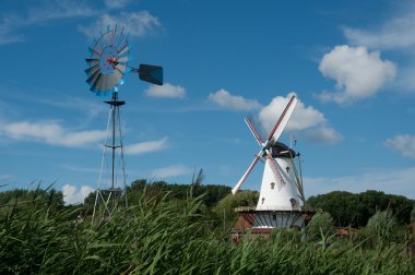 Dutch windmill clipart