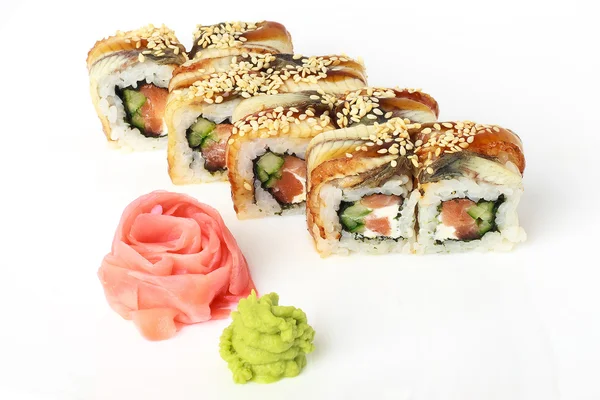 Rolo de sushi Fotos De Bancos De Imagens Sem Royalties