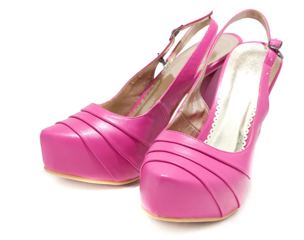 粉红色高跟鞋 — 图库照片
