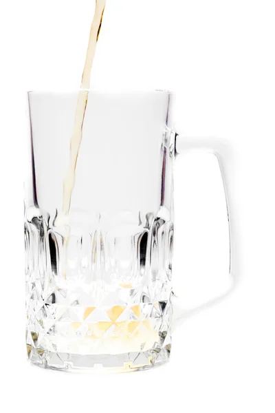 Ölglas isolerad på vit — Stockfoto