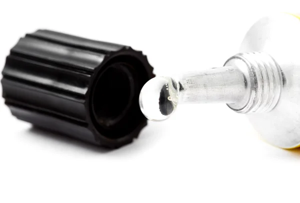 Gota de tubo de cola isolado — Fotografia de Stock