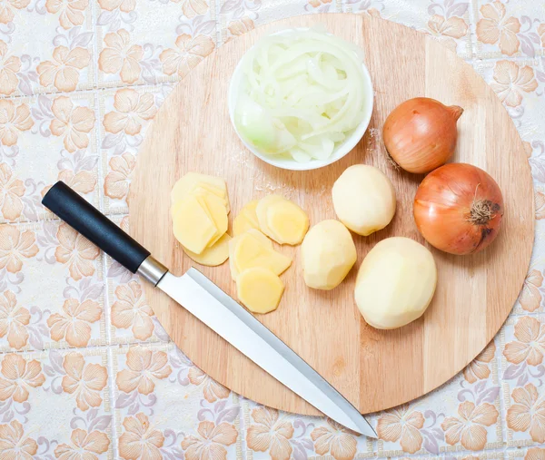 Sliced onions — Stock Photo, Image