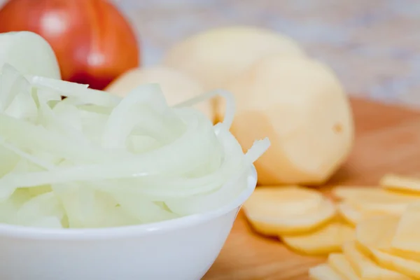Sliced onions — Stock Photo, Image