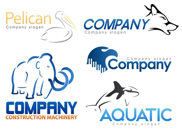 Logotipos de negocios — Stockový vektor