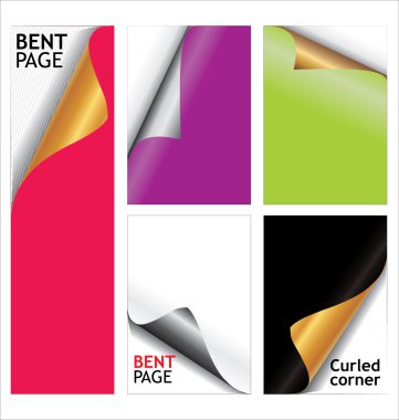 Bent page elements