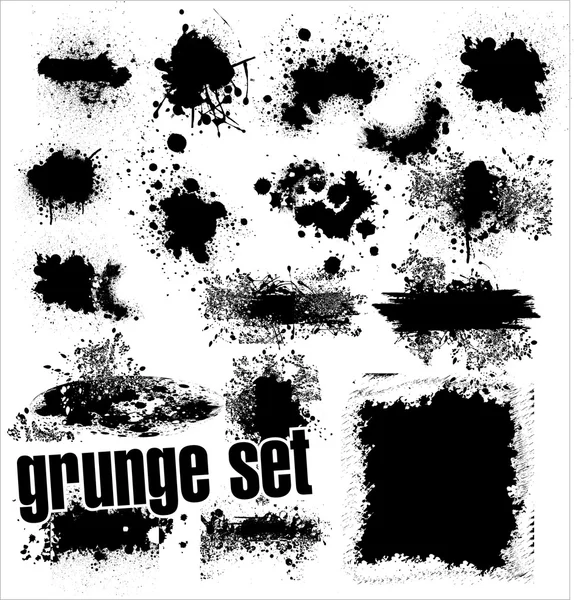 Grunge-Set — Stockvektor