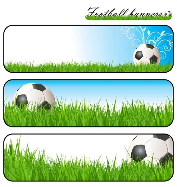Ποδόσφαιρο πανό — Διανυσματικό Αρχείο