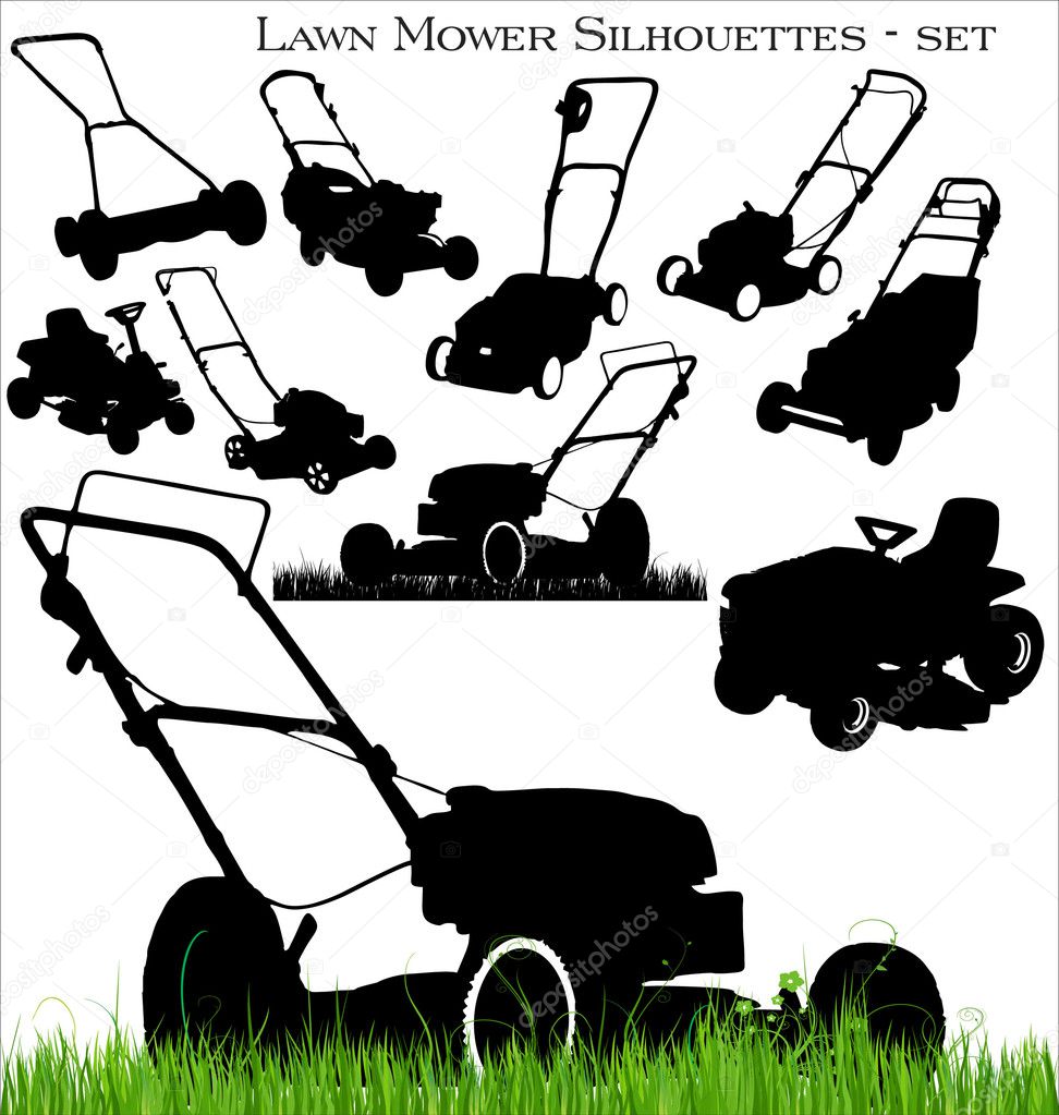 Lawn mower set