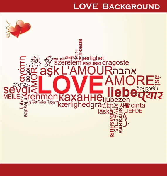 Love background — Stock Vector