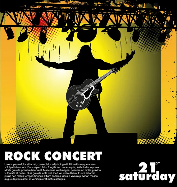 Concert rock — Image vectorielle