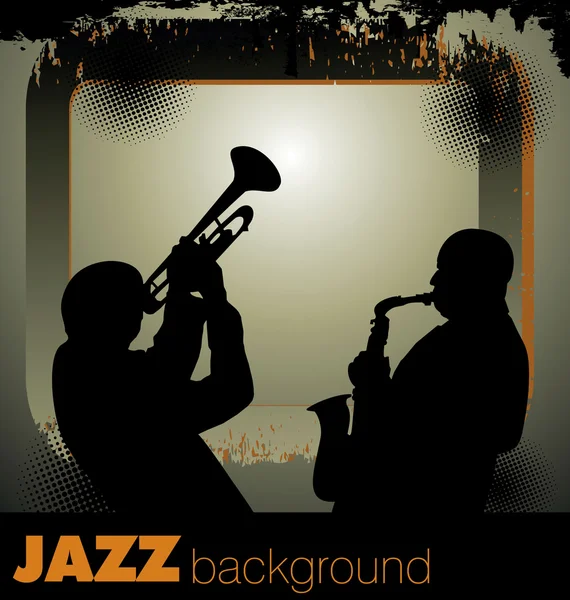 Formation de musicien de jazz — Image vectorielle