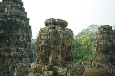 Bayon Temple, Angkor in Cambodia clipart