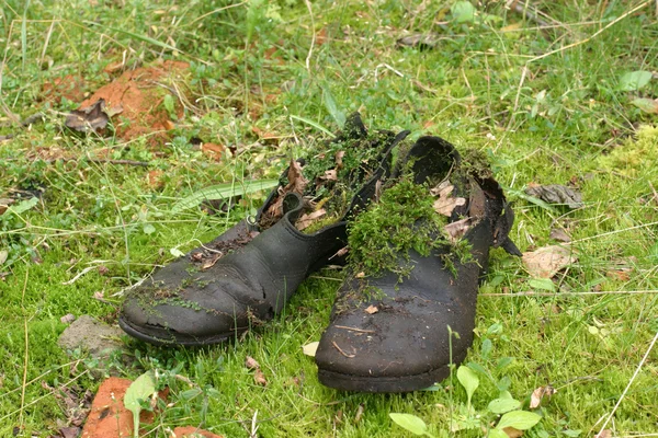 Wery botas velhas — Fotografia de Stock