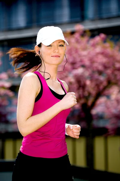 ジョギングの女性 — ストック写真