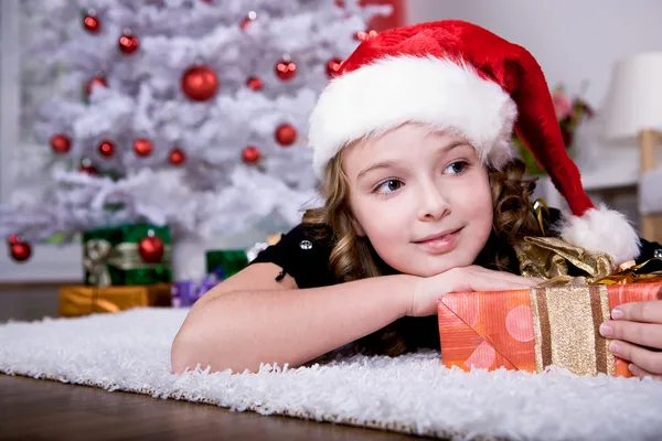 Ragazza di Natale — Foto Stock