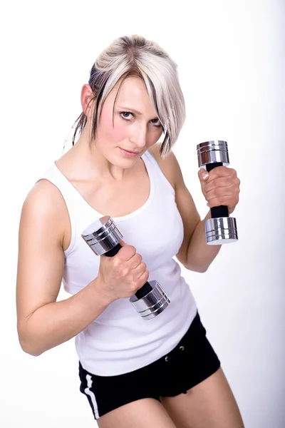Gym girl — Stock Photo, Image