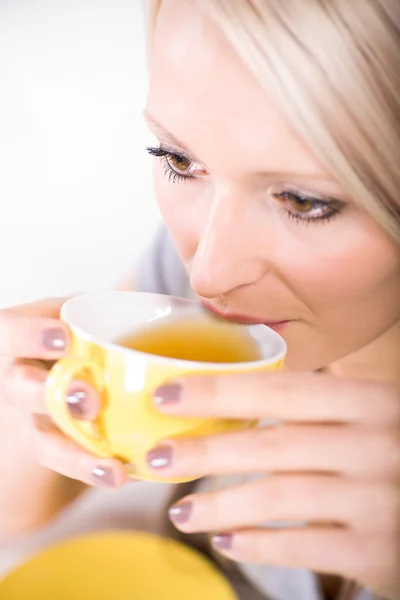 Tea ivás — Stock Fotó