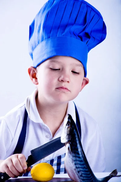Genç aşçı — Stok fotoğraf