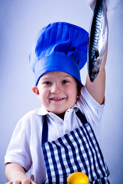 年轻厨师 — 图库照片