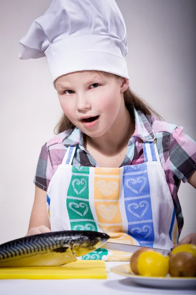 Little cook — Stock Photo, Image