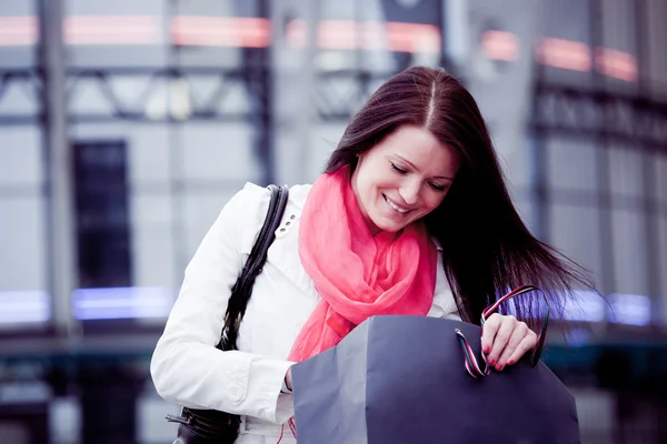 Shopping in the city — Stock Photo, Image