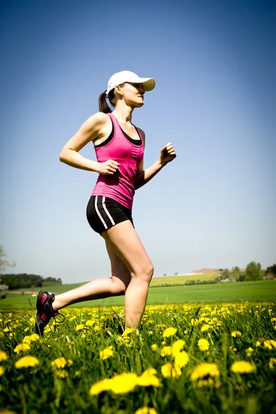 Jogging kobieta — Zdjęcie stockowe