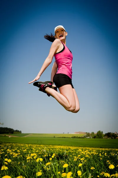 Jogging kobieta — Zdjęcie stockowe