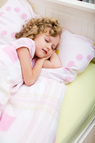 Spící dívka — Stock fotografie