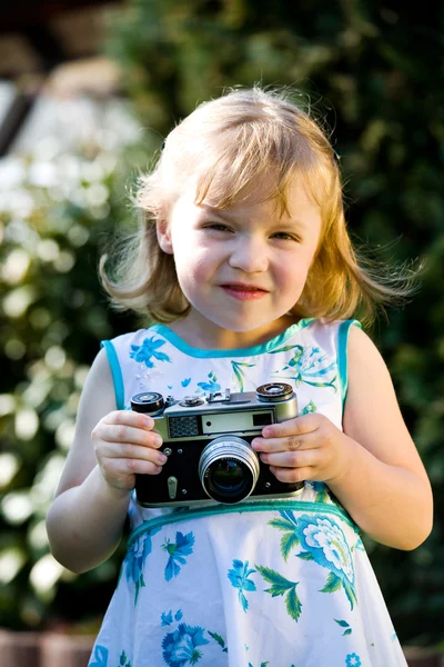 Fotograaf meisje — Stockfoto