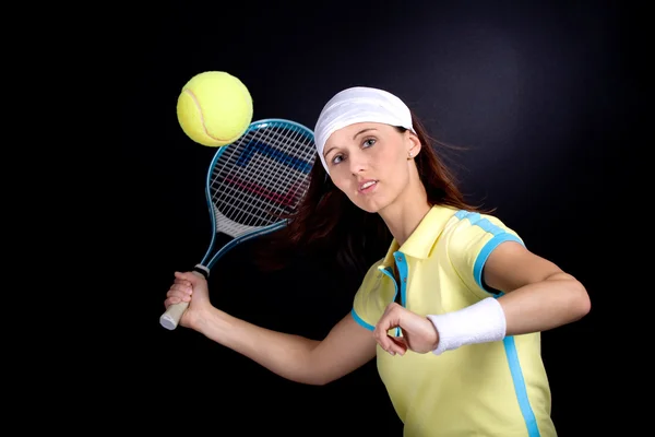 Tennis meisje — Stockfoto