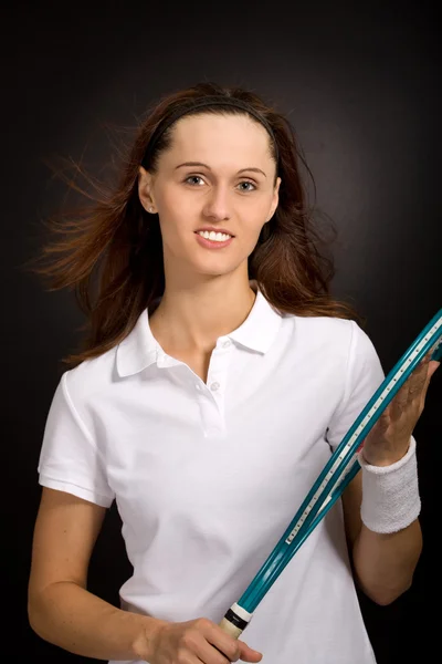 Tennismädchen — Stockfoto