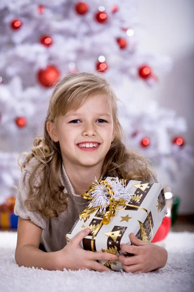 圣诞女孩 免版税图库图片