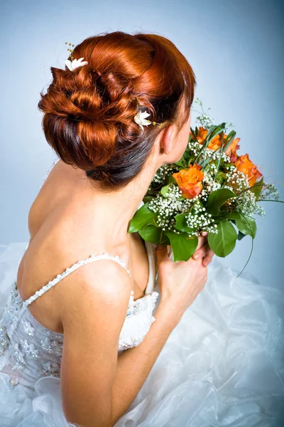 新娘发型 — 图库照片