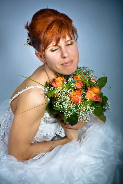Uma noiva. — Fotografia de Stock