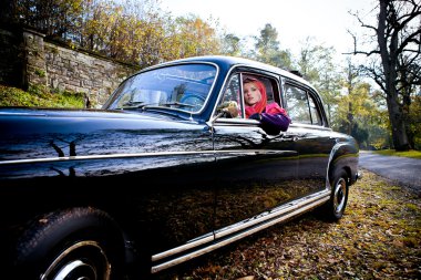 Girl and car