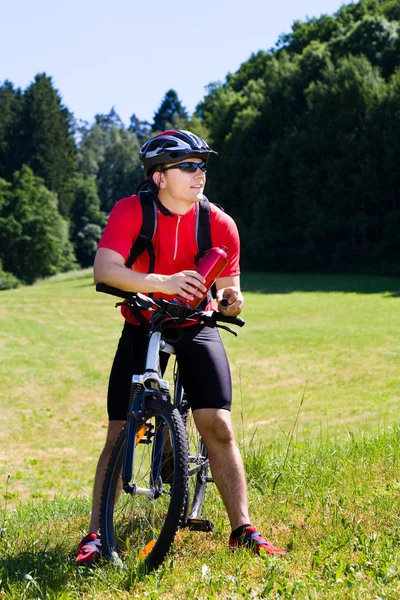 Człowiek rowerowych — Zdjęcie stockowe