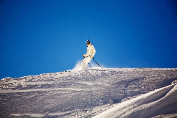Alpine skiën — Stockfoto