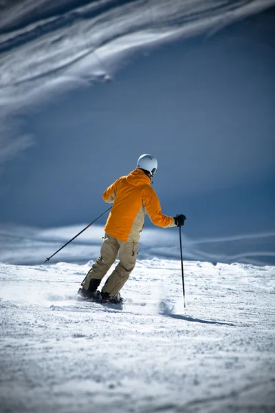 Alpin skidåkning — Stockfoto