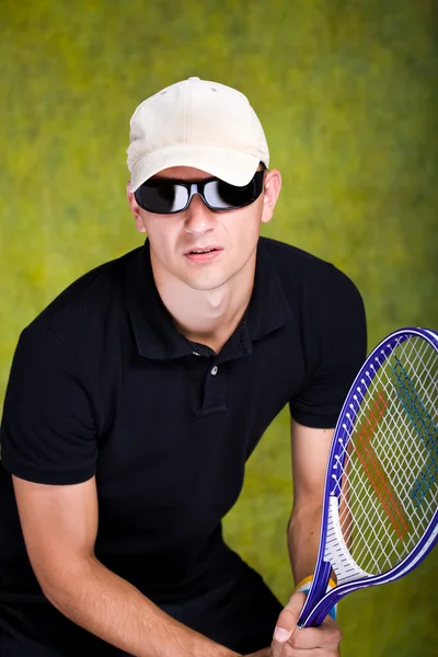 Tennis man — Stockfoto