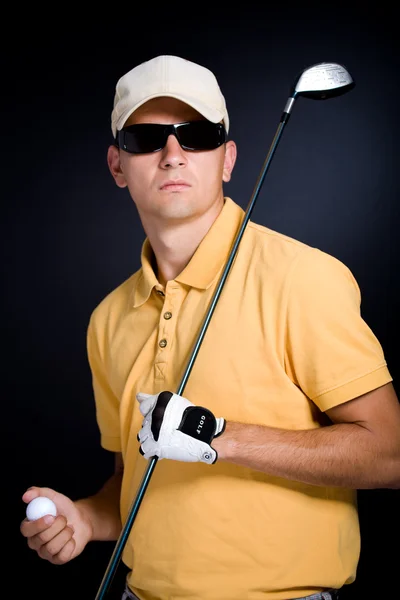 Golf man — Stockfoto
