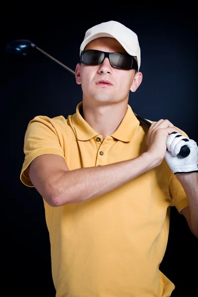 Człowiek Golf — Zdjęcie stockowe