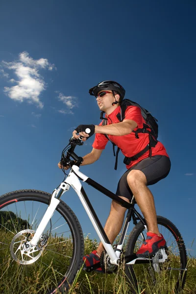 Hombre ciclista —  Fotos de Stock