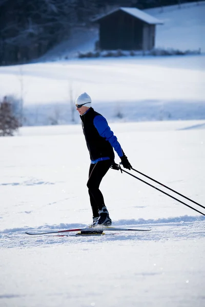 Cross-country skiing — Stock Photo, Image